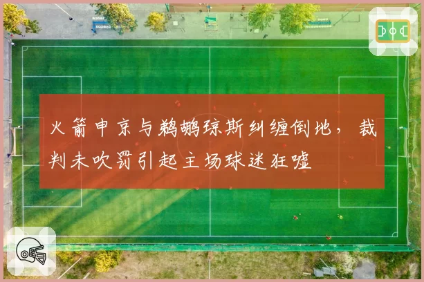 火箭申京与鹈鹕琼斯纠缠倒地，裁判未吹罚引起主场球迷狂嘘